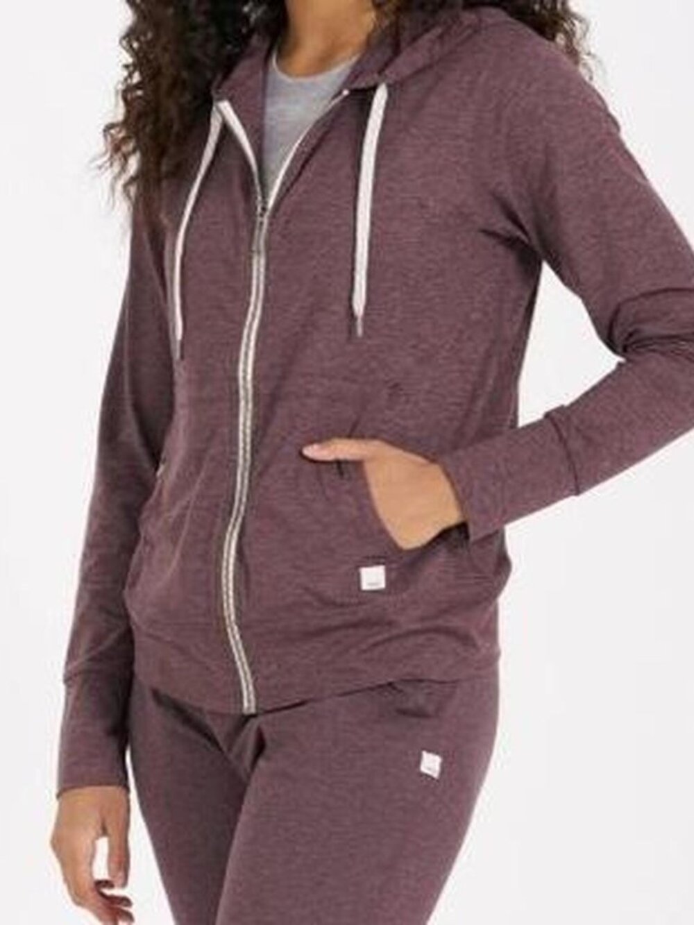 Vuori Halo Performance Hoodie & Jogger Set M Purple